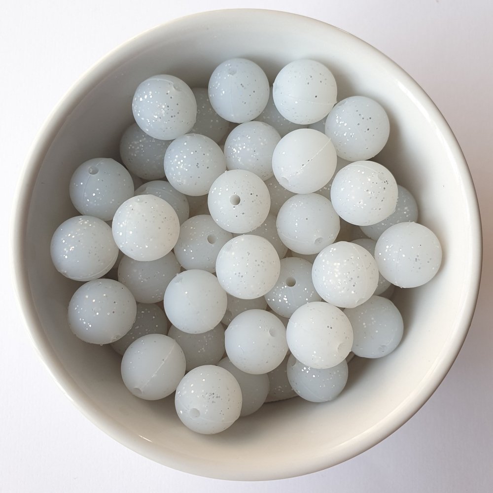 Silicone Glitter Beads - Hey Beadly