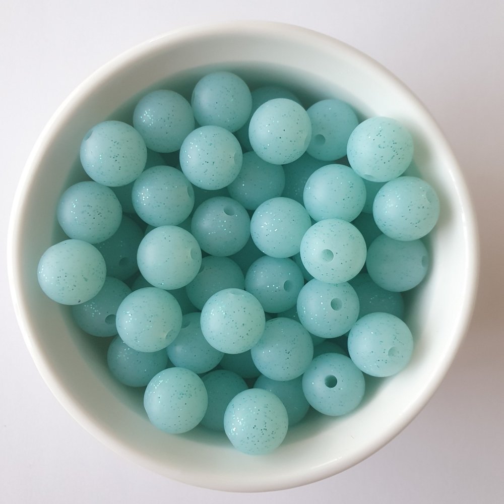 Silicone Glitter Beads - Hey Beadly