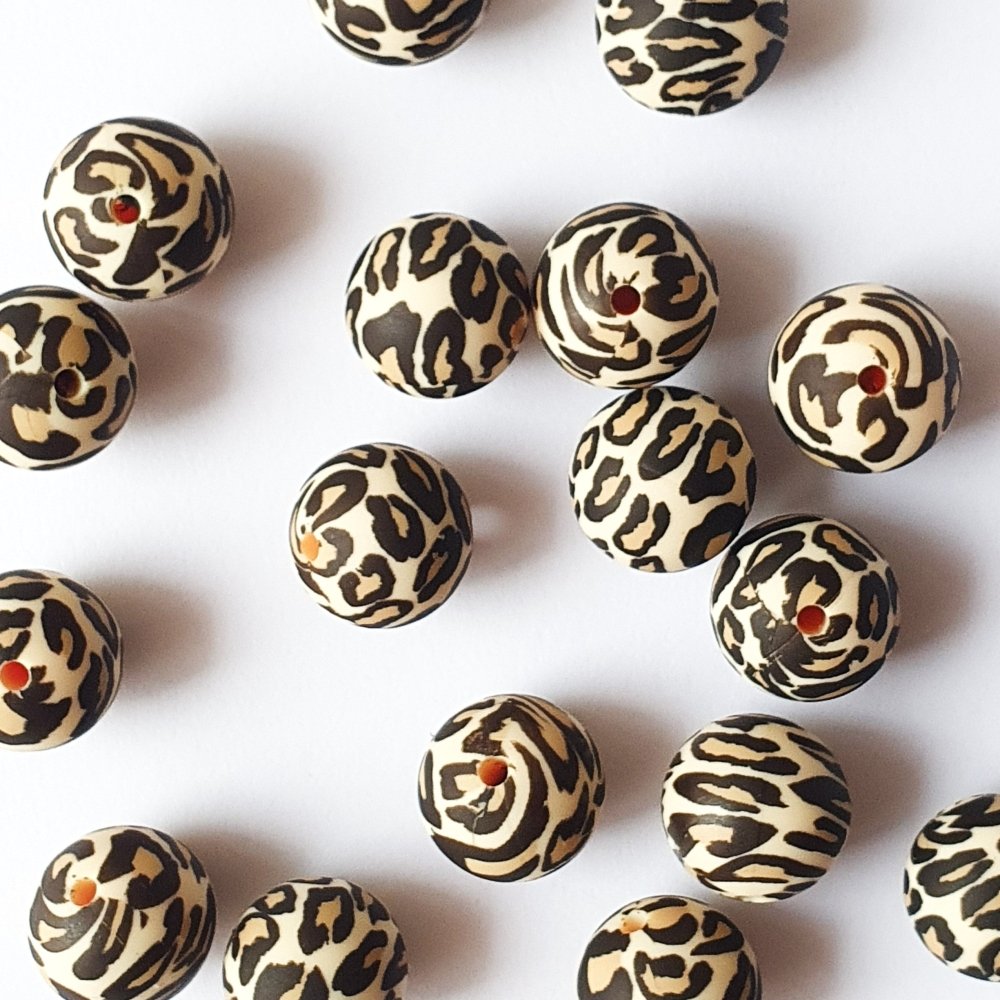Silicone Print Beads - Hey Beadly