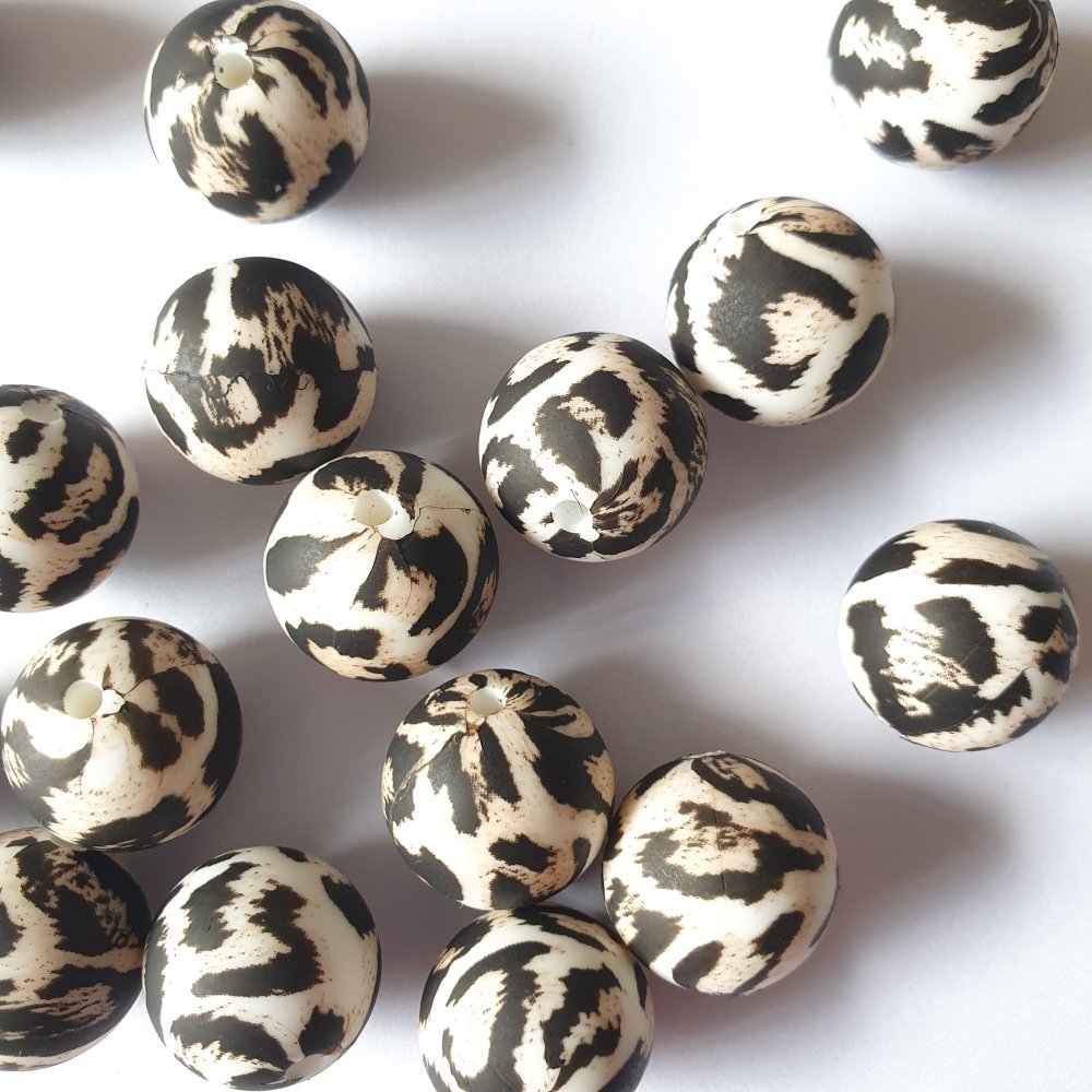 Silicone Print Beads - Hey Beadly