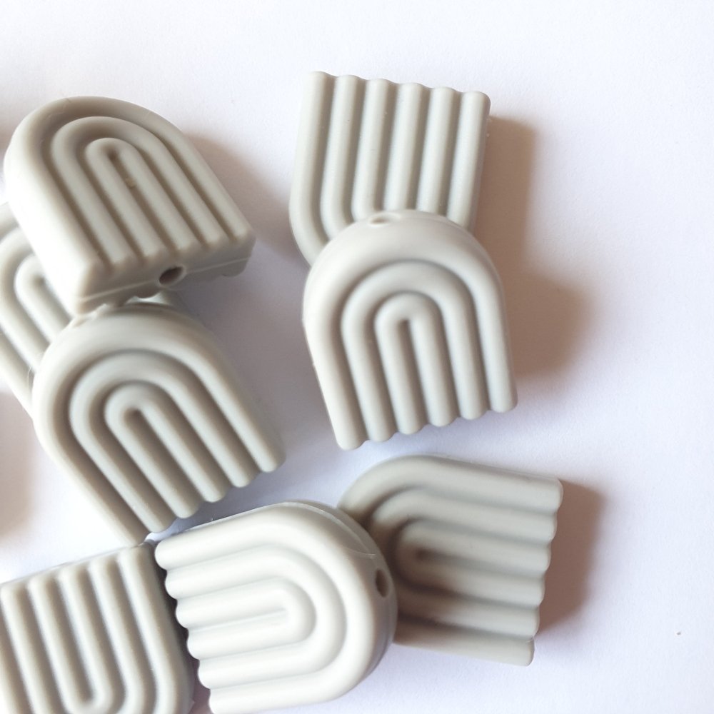 Silicone Rainbow Arch Beads - Hey Beadly