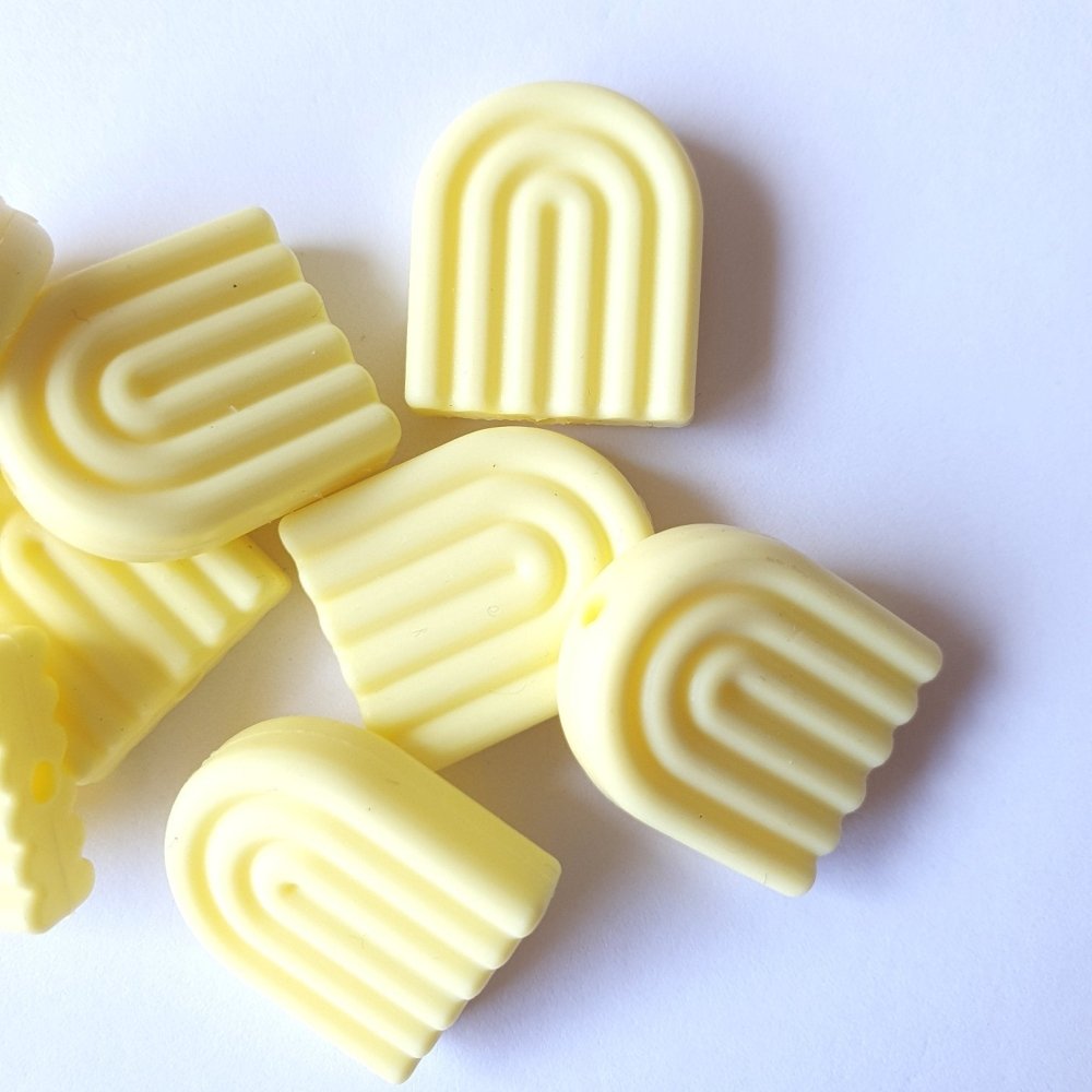 Silicone Rainbow Arch Beads - Hey Beadly