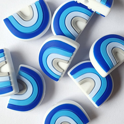 Silicone Rainbow Beads - Hey Beadly