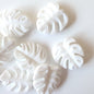 Small Monstera Leaf Silicone Beads - Hey Beadly