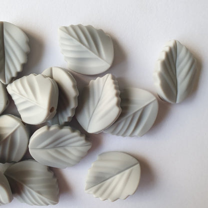 Small Silicone Leaf Beads - Hey Beadly