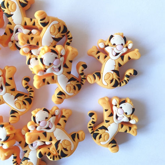 Tigger Silicone Beads - Hey Beadly