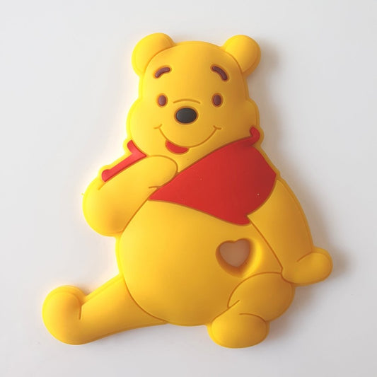 Winnie The Pooh Silicone Teether - Hey Beadly