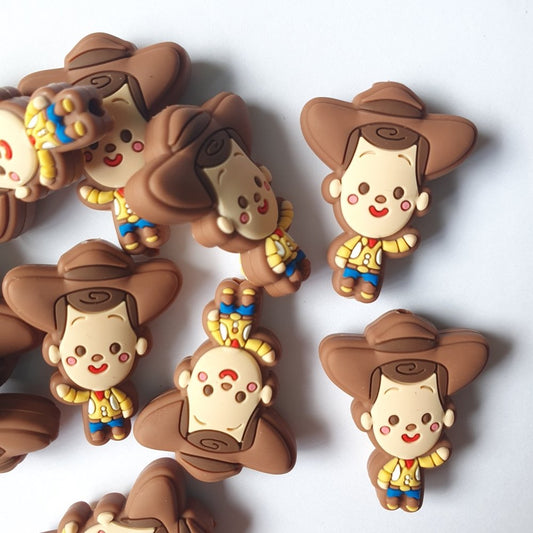 Woody (Toy Story) Silicone Beads - Hey Beadly